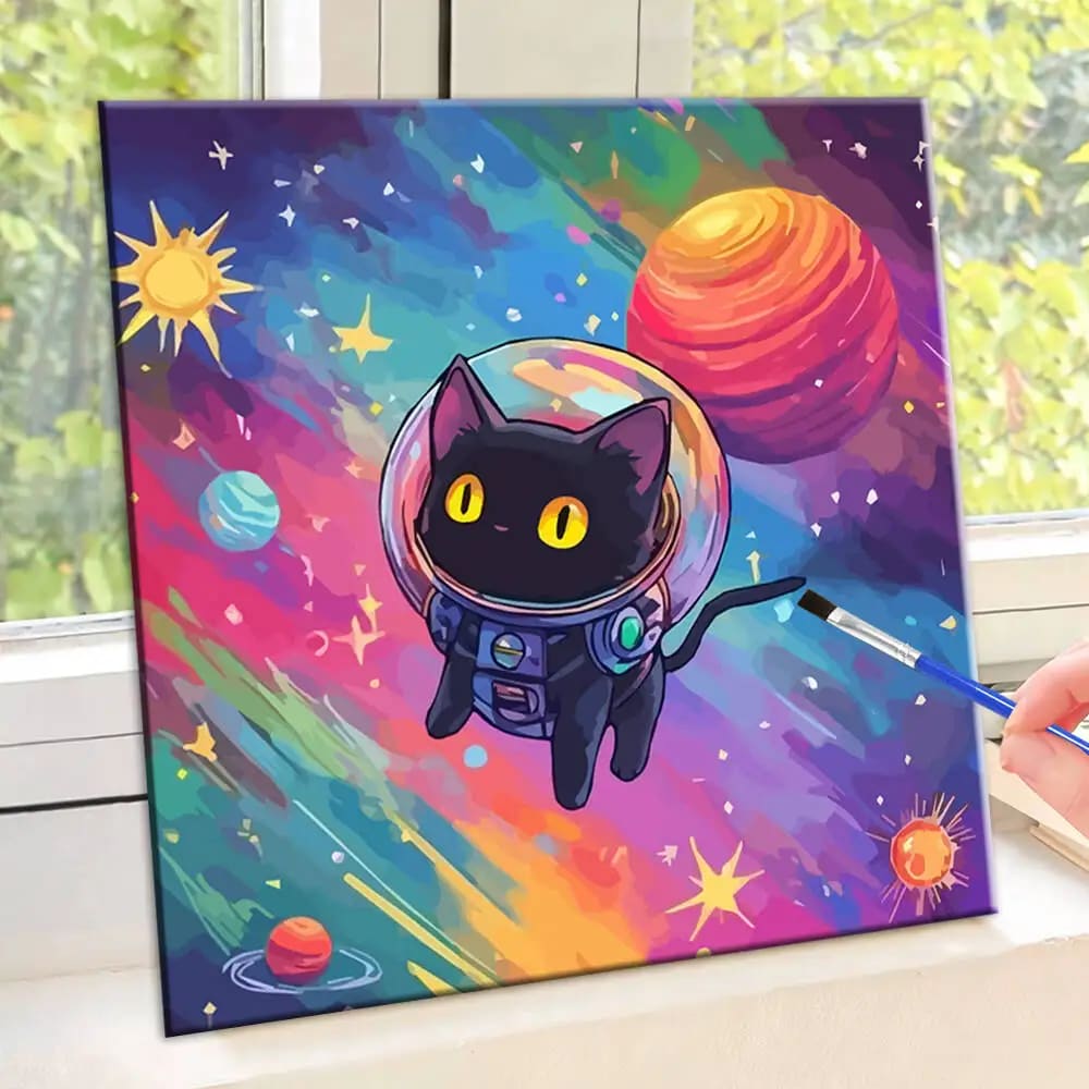 Peinture au numéro — Planète