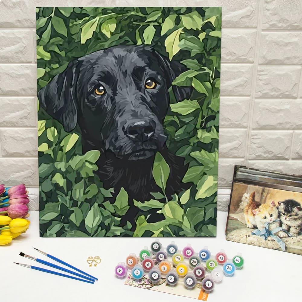 Peinture au numéro — Chiot 10
