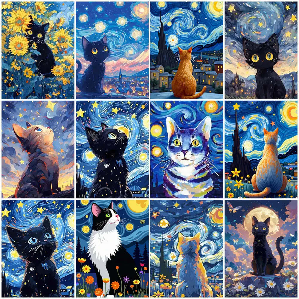 Peinture au numéro — Lune