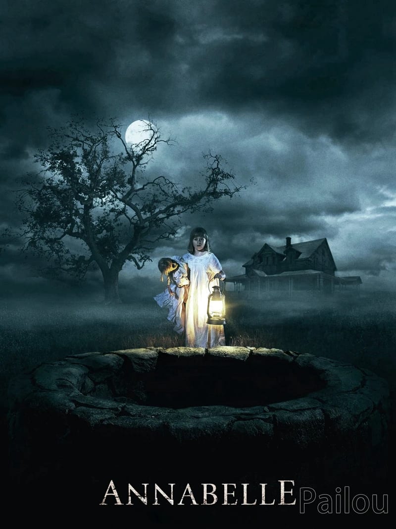 Peinture au Numéro — Fillette à la lanterne devant le puits (Annabelle : La Création du Mal)
