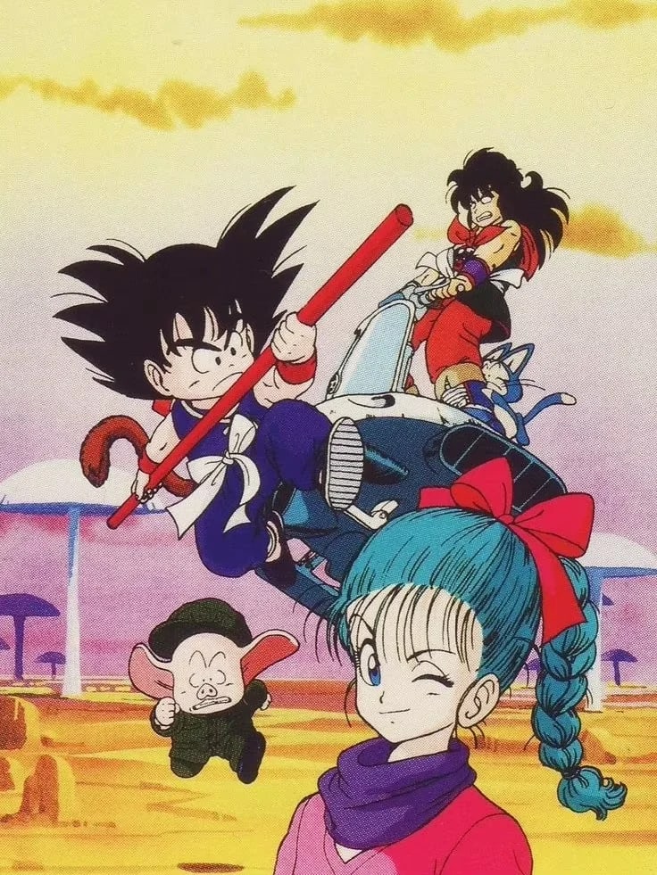 Peinture au Numéro — Goku Ultra Instinct et le dragon bleu (Dragon Ball)