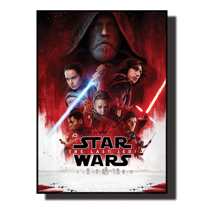 Peinture au Numéro — Affiche des Derniers Jedi (Star Wars, Épisode VIII)