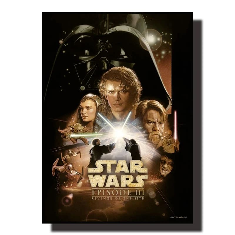 Peinture au Numéro — Affiche de La Revanche des Sith (Star Wars, Épisode III)