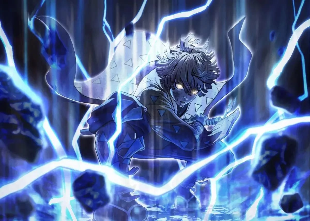 Peinture au Numéro — Zenitsu Agatsuma foudre du tonnerre (Demon Slayer)
