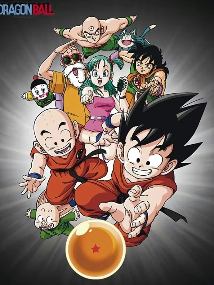 Peinture au Numéro — Bande de Dragon Ball autour de la boule de cristal (Dragon Ball)