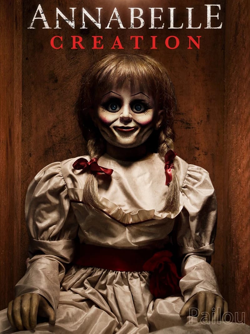Peinture au Numéro — Poupée Annabelle assise, affiche du film (Annabelle : La Création du Mal)