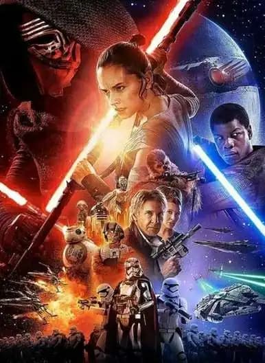 Peinture au Numéro — Affiche du Réveil de la Force (Star Wars, Épisode VII)
