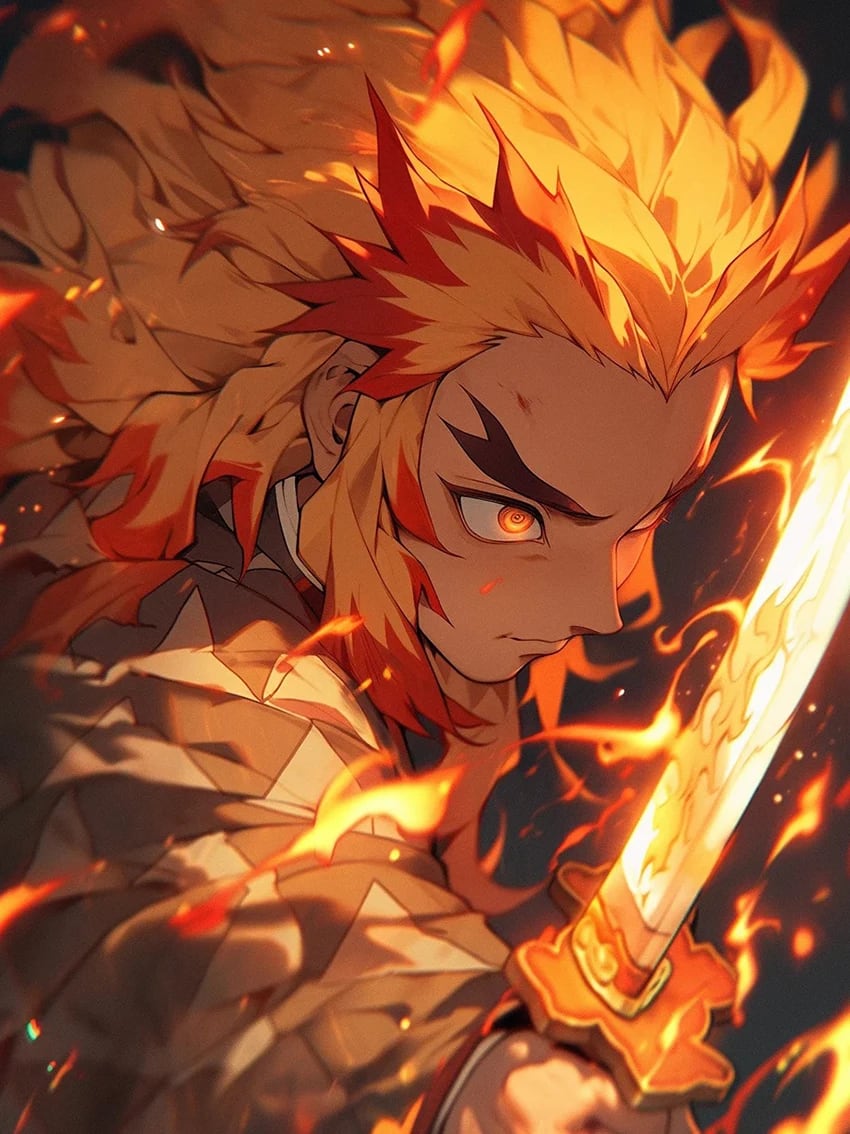 Peinture au Numéro — Tanjiro et Yoriichi Tsugikuni (Demon Slayer)