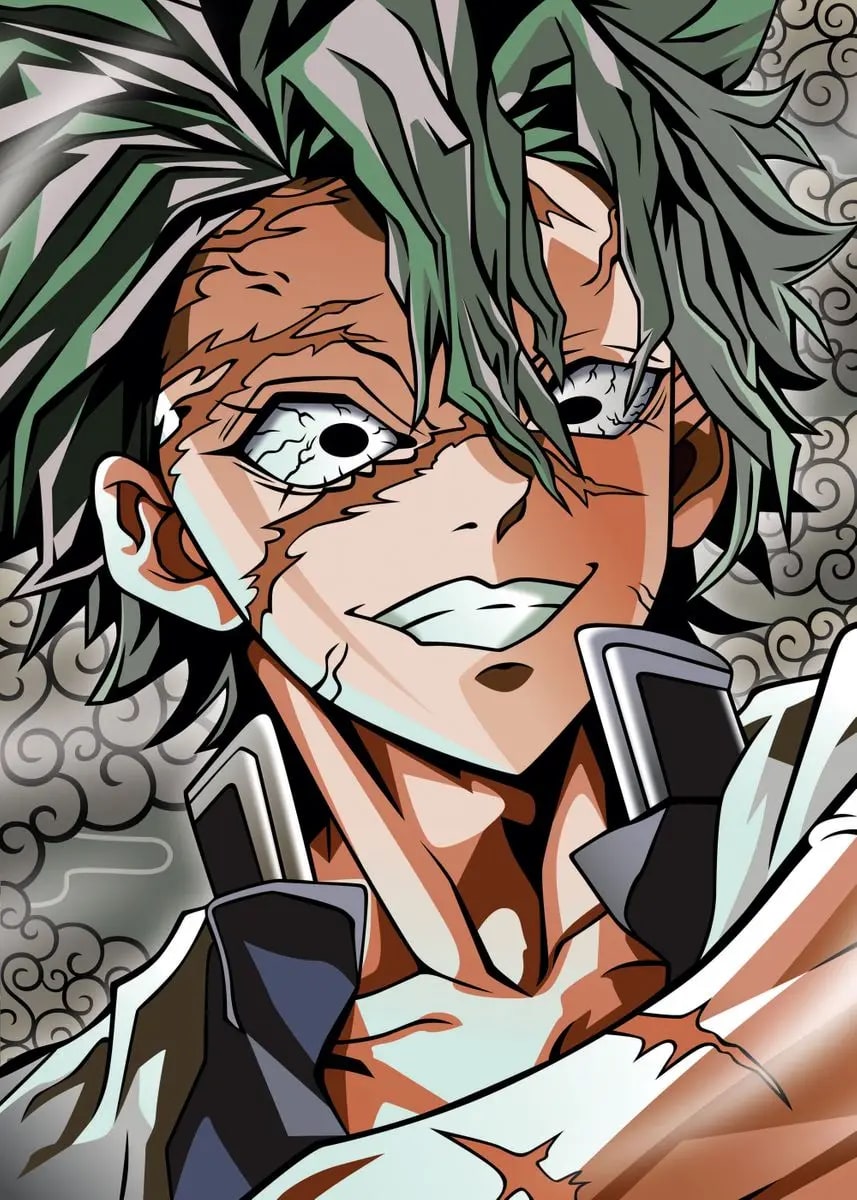 Peinture au Numéro — Sanemi Shinazugawa, Pilier du Vent (Demon Slayer)