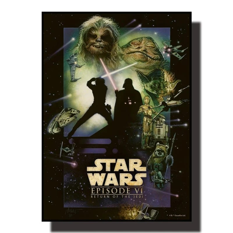 Peinture au Numéro — Affiche du Retour du Jedi (Star Wars, Épisode VI)
