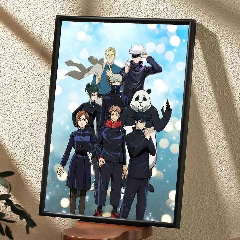 Peinture au Numéro — Yuta Okkotsu et Rika, sabre violet (Jujutsu Kaisen)