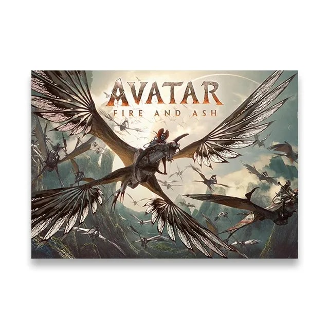Peinture au Numéro — Vol de banshees au-dessus des montagnes (Avatar : Fire and Ash)