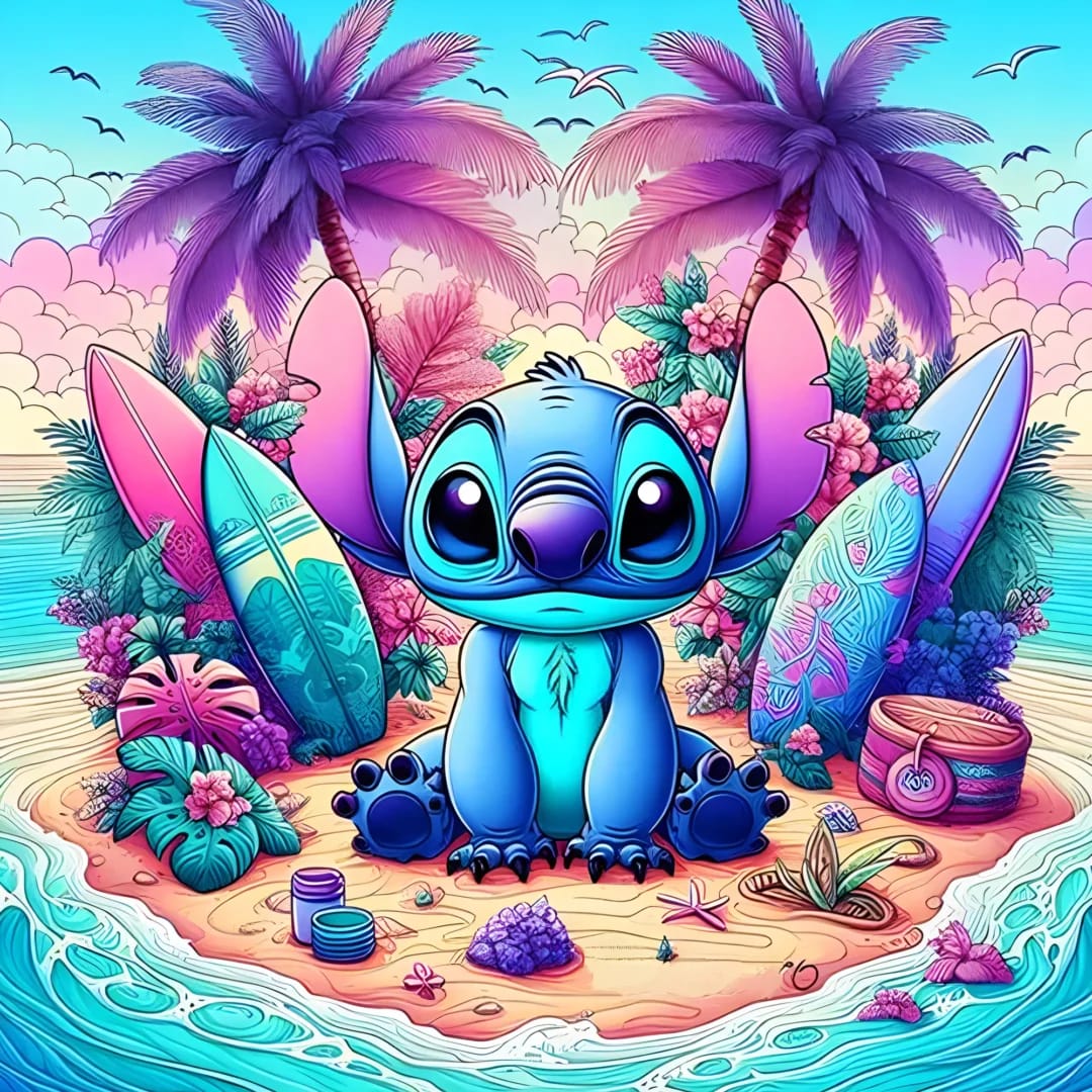 Peinture au numéro - Disney - Stitch