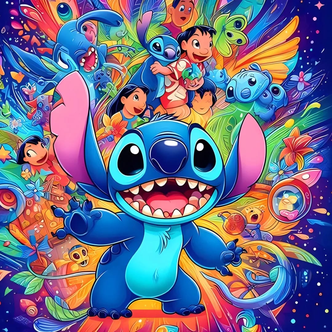 Peinture au numéro - Disney - Lilo et Stitch