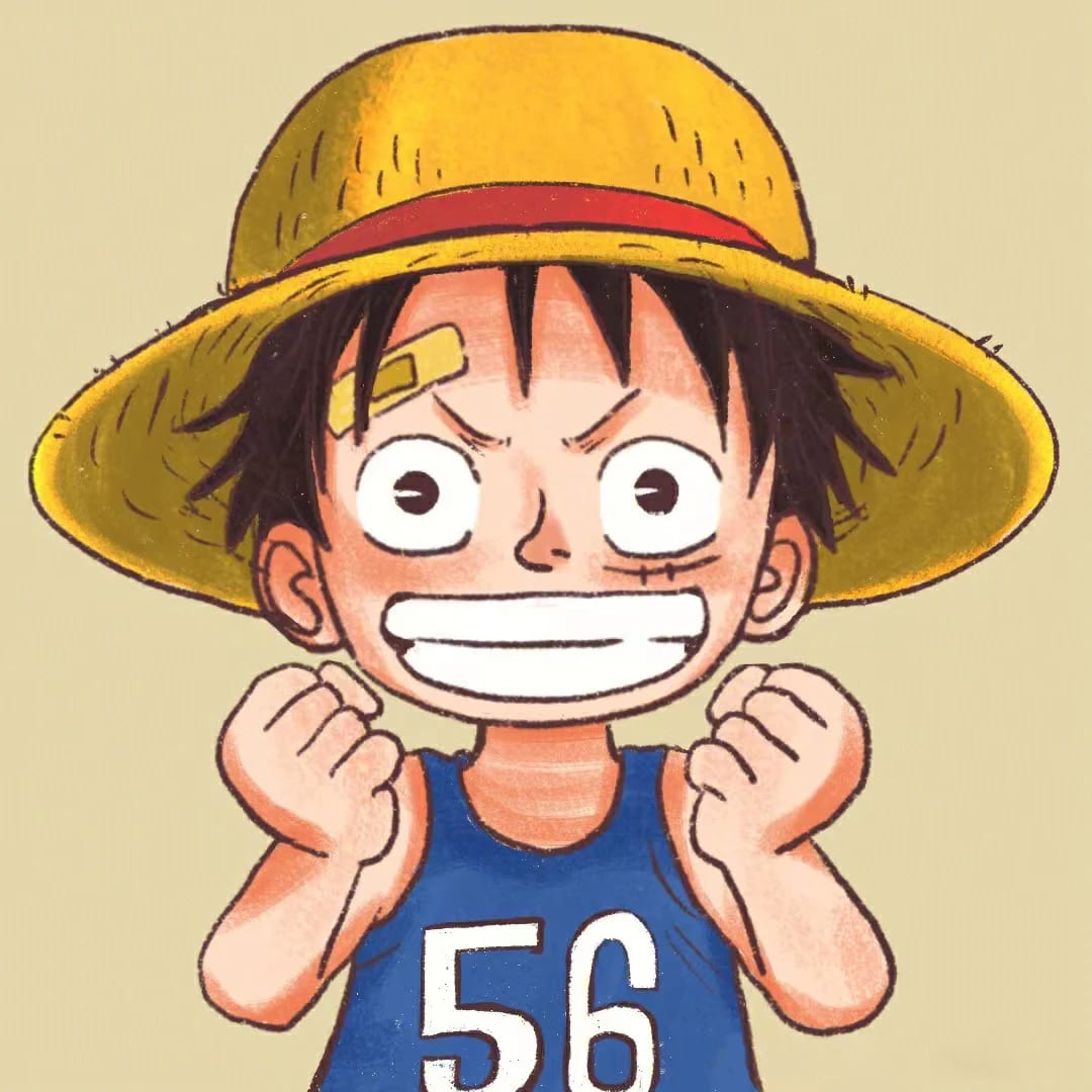 Peinture au numéro - One Piece - Luffy enfant