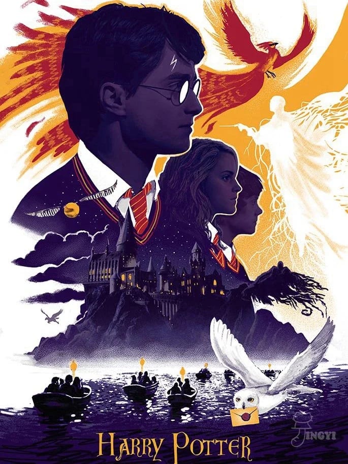 Peinture au numéro - Harry Potter - Affiche Design