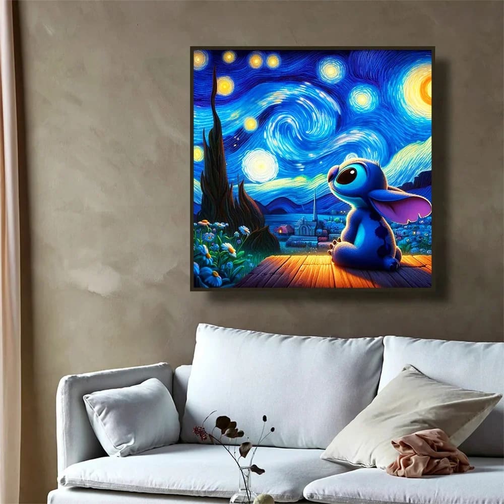 Peinture au numéro – Disney – Lilo et Stitch - Van Gogh
