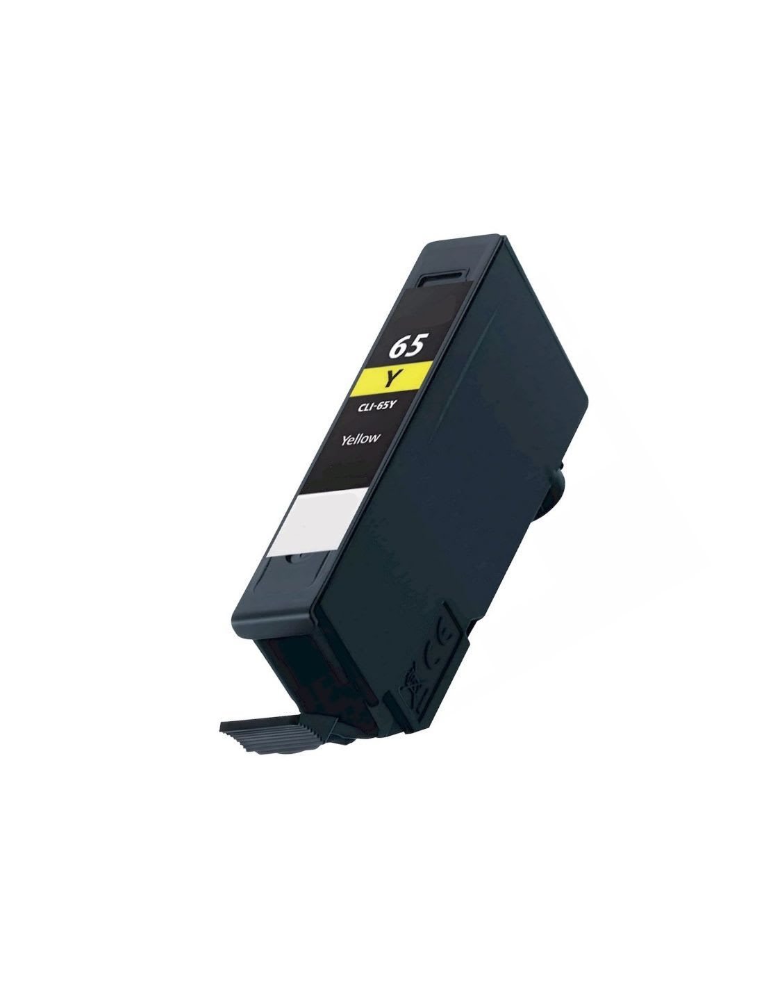 4218C001 / CLI-65 Y - cartouche compatible Canon - jaune