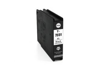 C13T755140 / T7551 - cartouche compatible Epson - noire
