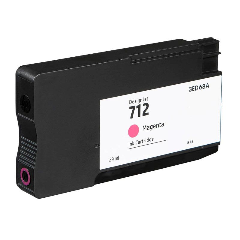 3ED68A / 712 - cartouche compatible HP - magenta