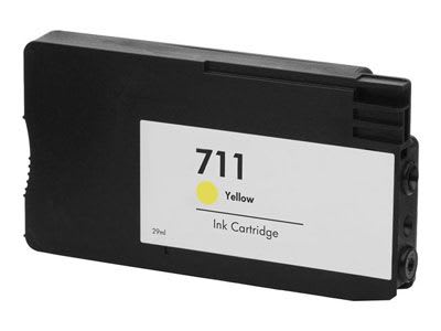 CZ132A / 711 - cartouche compatible HP - jaune