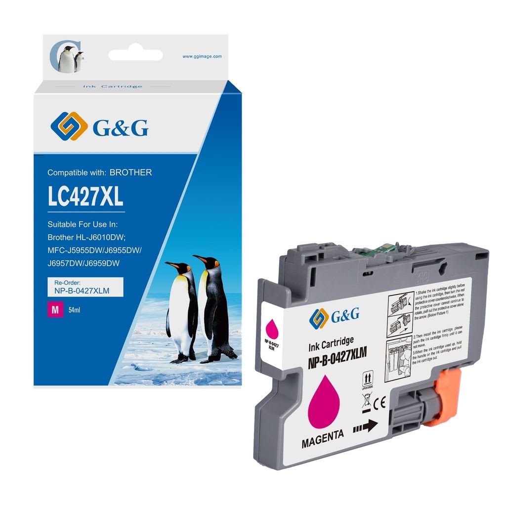 LC427XLM - cartouche qualité premium compatible Brother - magenta