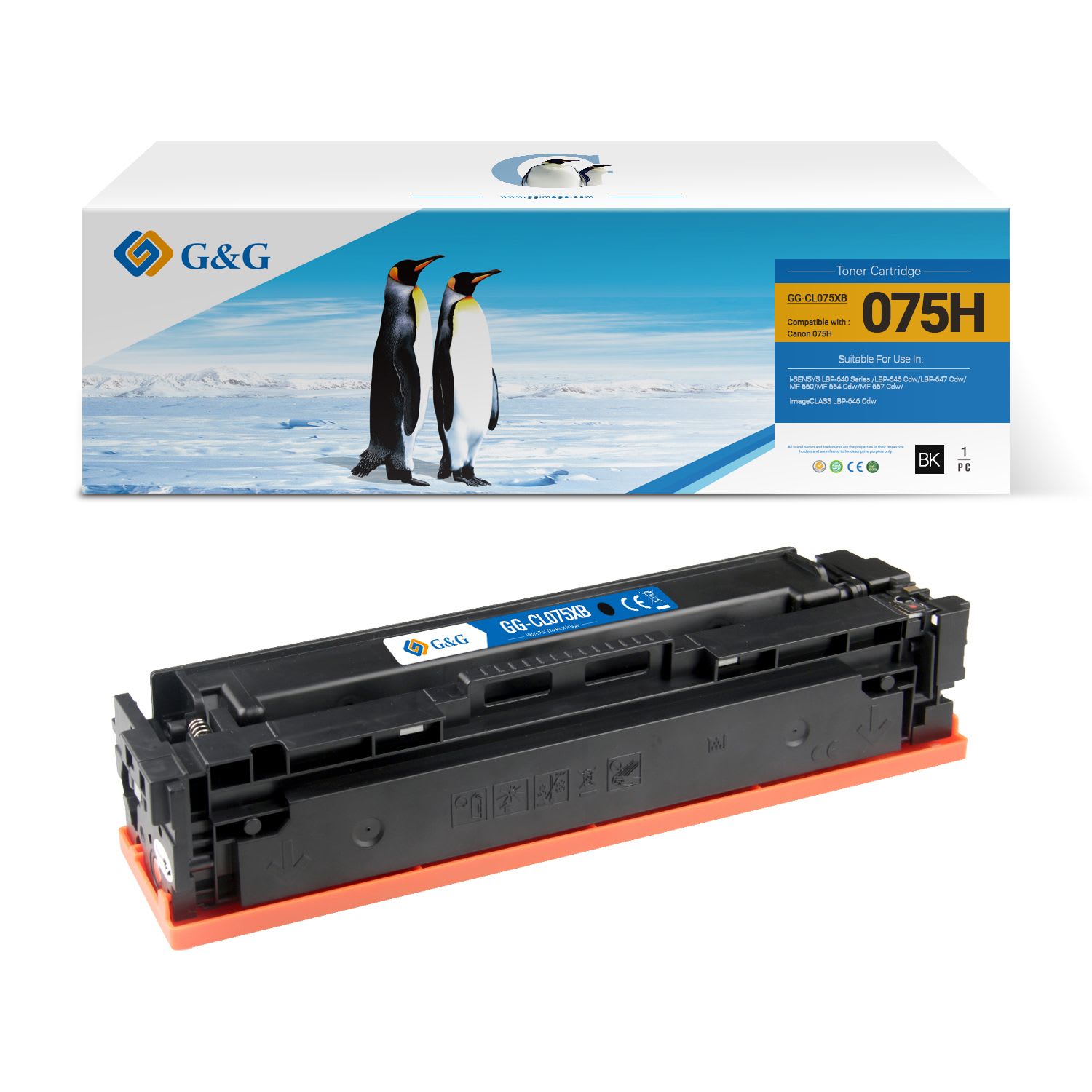 6369C002 / 075H - toner qualité premium compatible Canon - noir