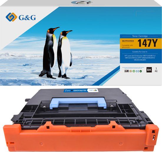 W1470Y / 147Y - toner qualité premium compatible HP - noir