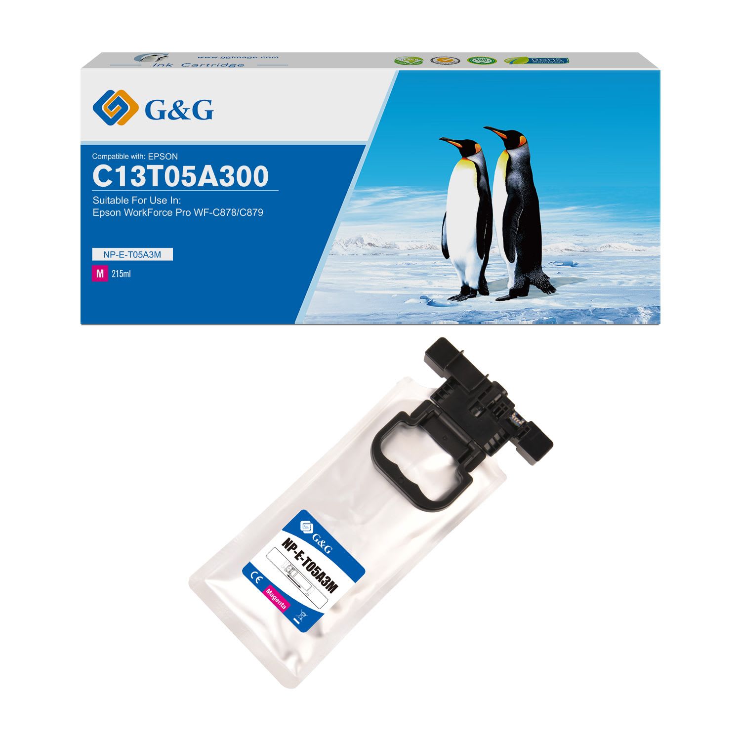 C13T05A300 / T05A3 - cartouche qualité premium compatible Epson - magenta