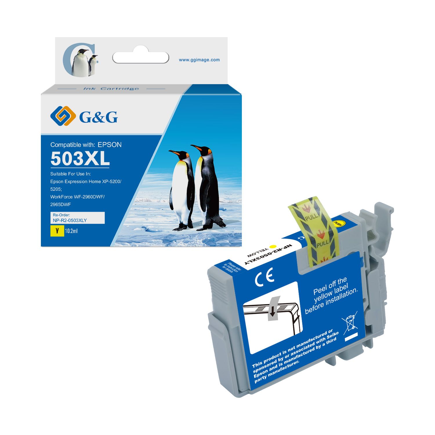 C13T09R44010 / 503XL - cartouche qualité premium compatible Epson - jaune
