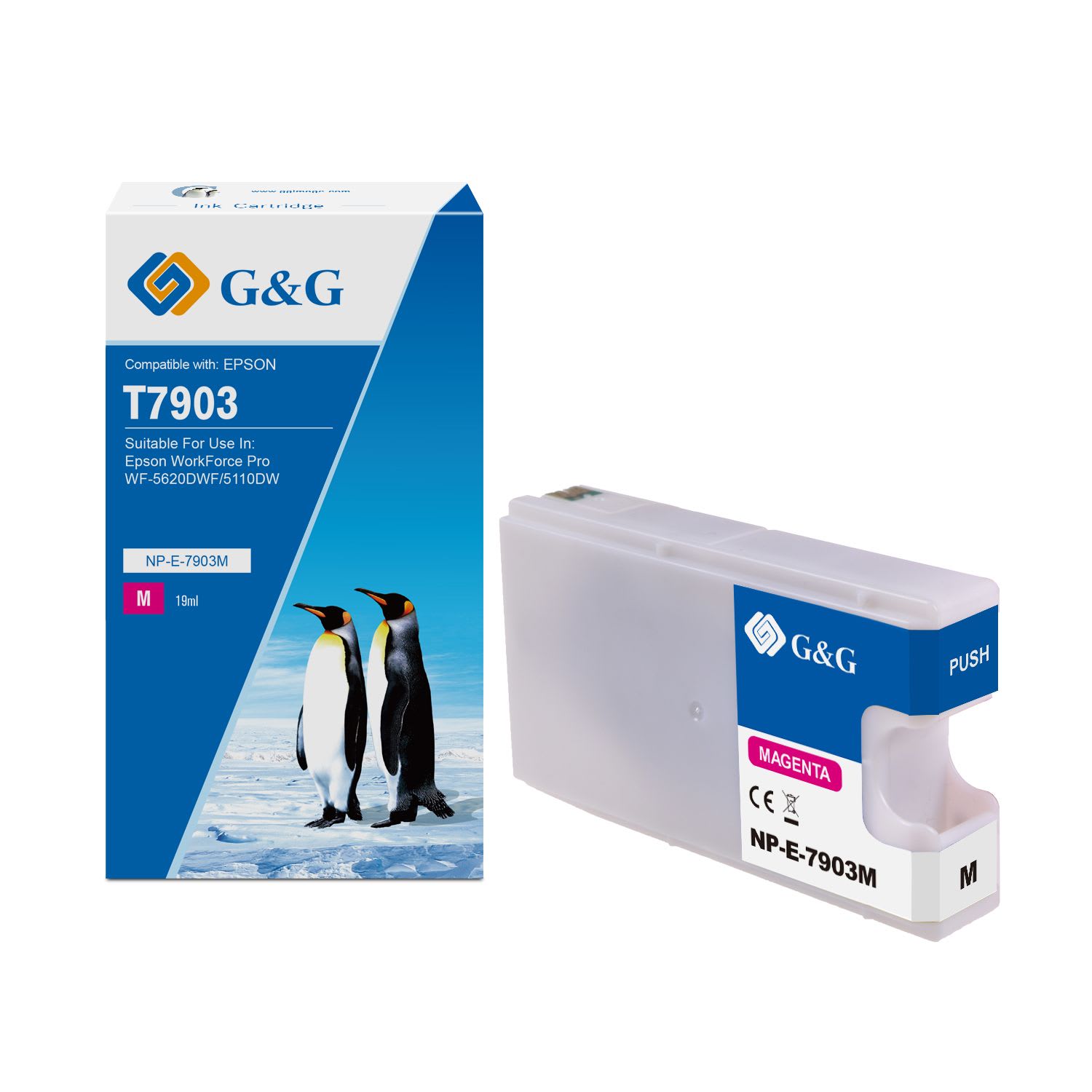 C13T79034010 / 79XL - cartouche qualité premium compatible Epson - magenta