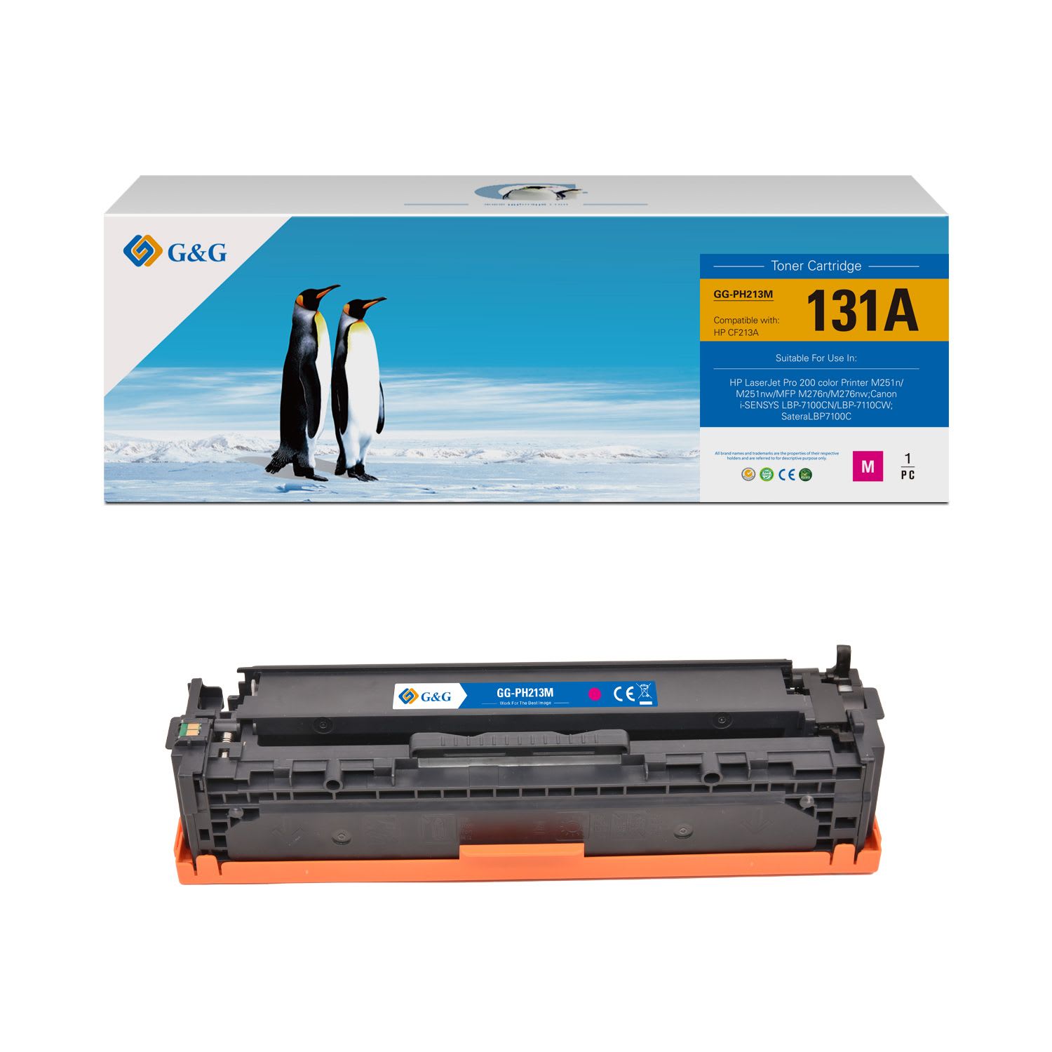 CF213A / 131A - toner qualité premium compatible HP - magenta