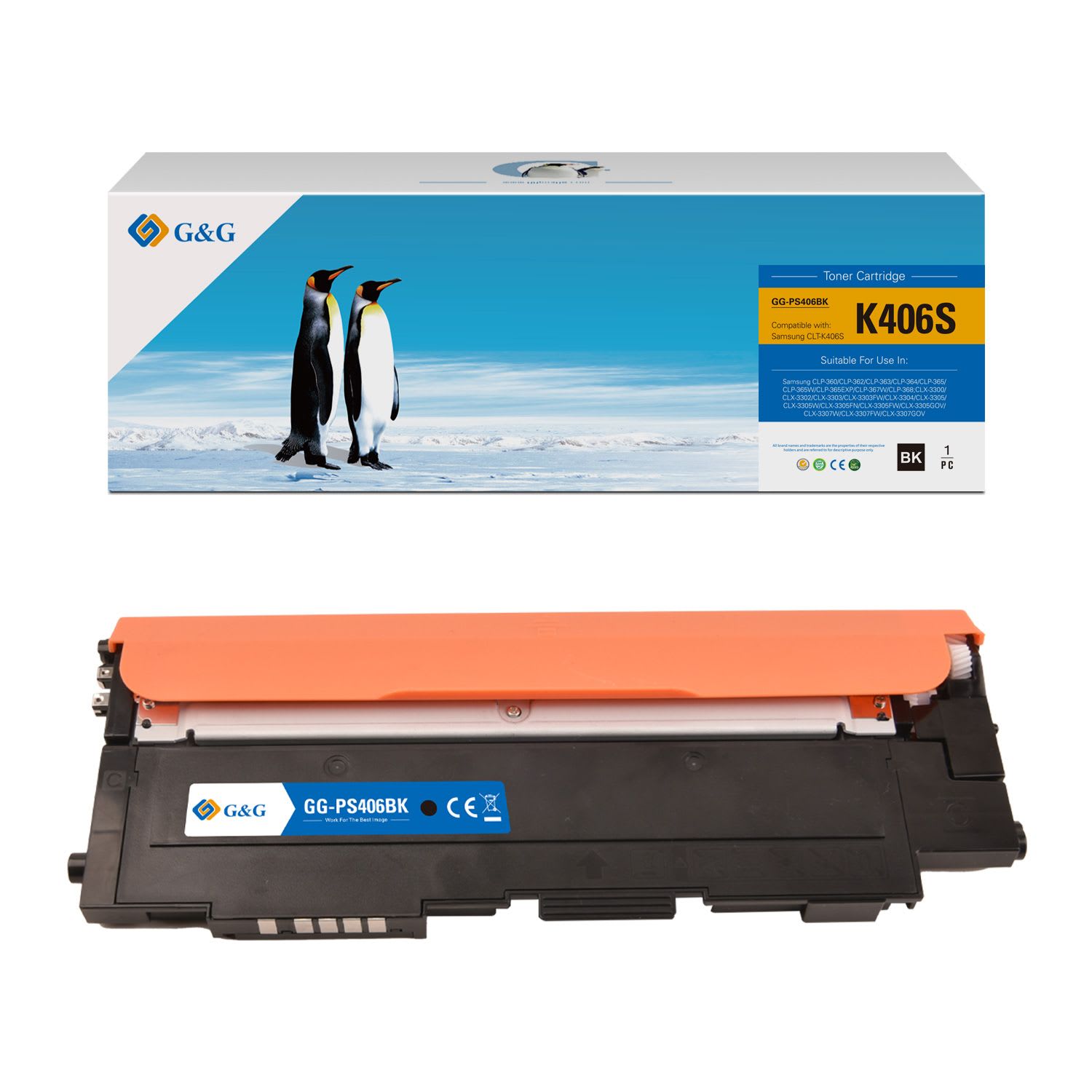 CLTK406SELS / K406 - toner qualité premium compatible Samsung - noir