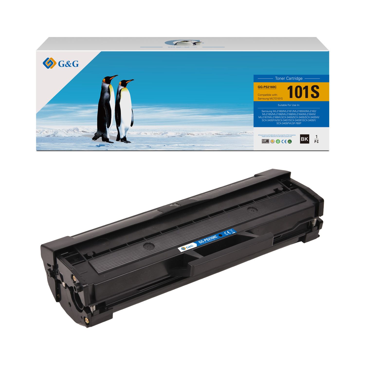 MLTD101SELS / 101 - toner qualité premium compatible Samsung - noir