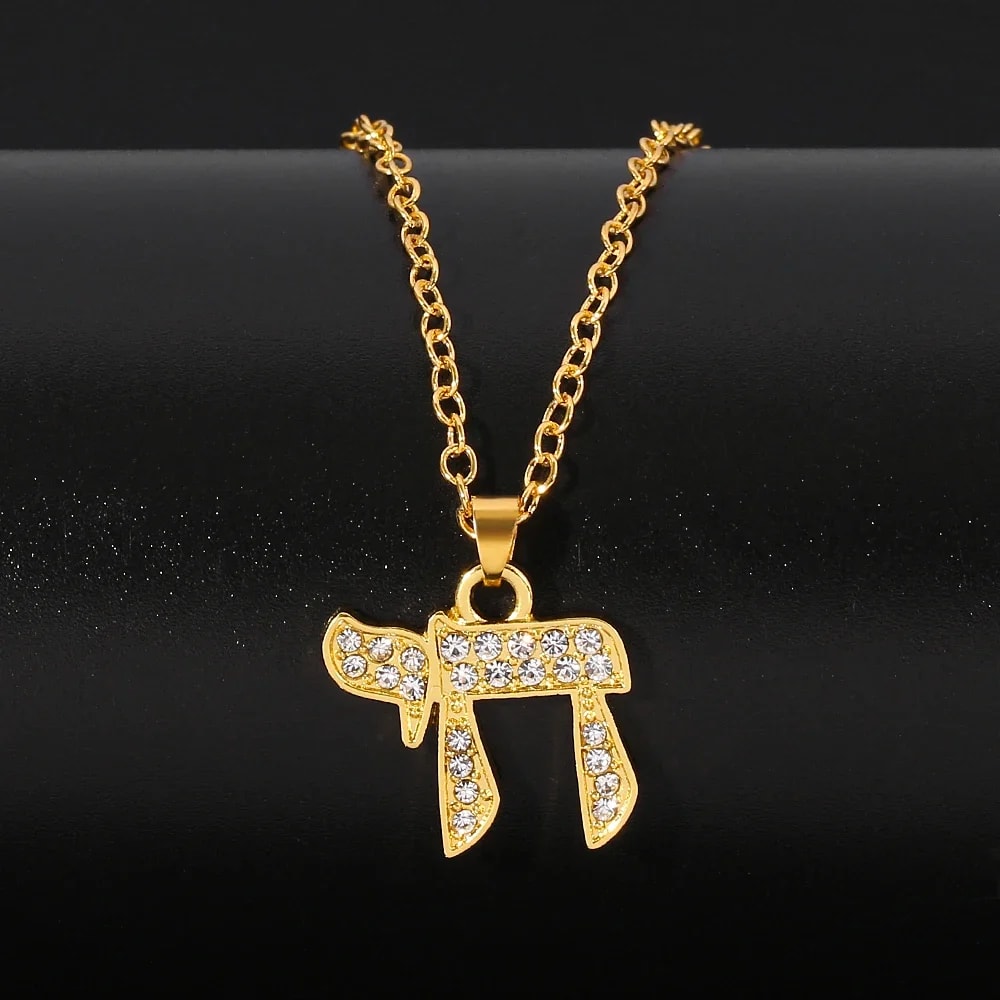 Collier Chai pavé de Zircons — vue 4