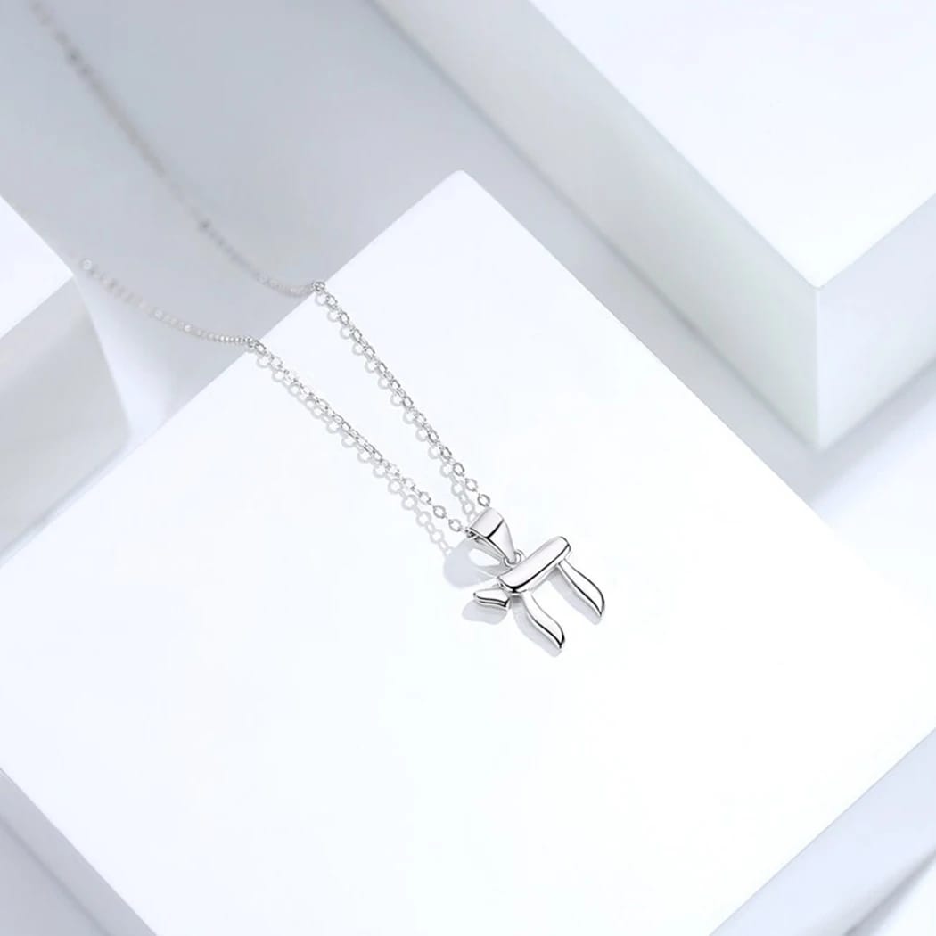 Collier Chai Hébreu Minimaliste — vue 4