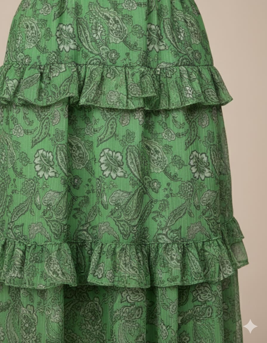 Robe longue à volant Tsniout — vue 5