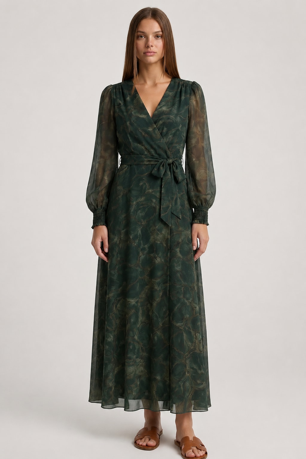 Robe portefeuille croisée Tsniout