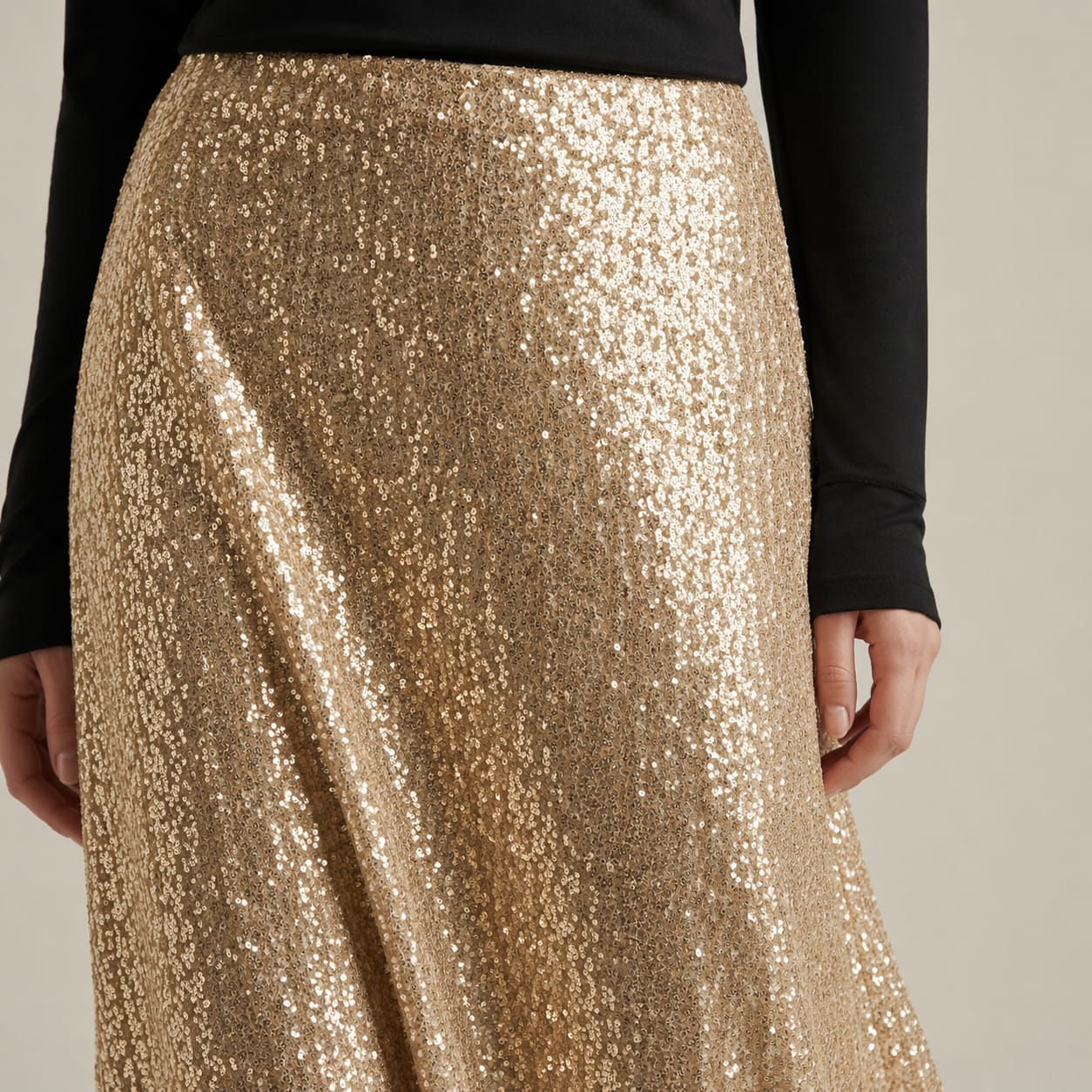 Jupe longue à sequins Tsniout