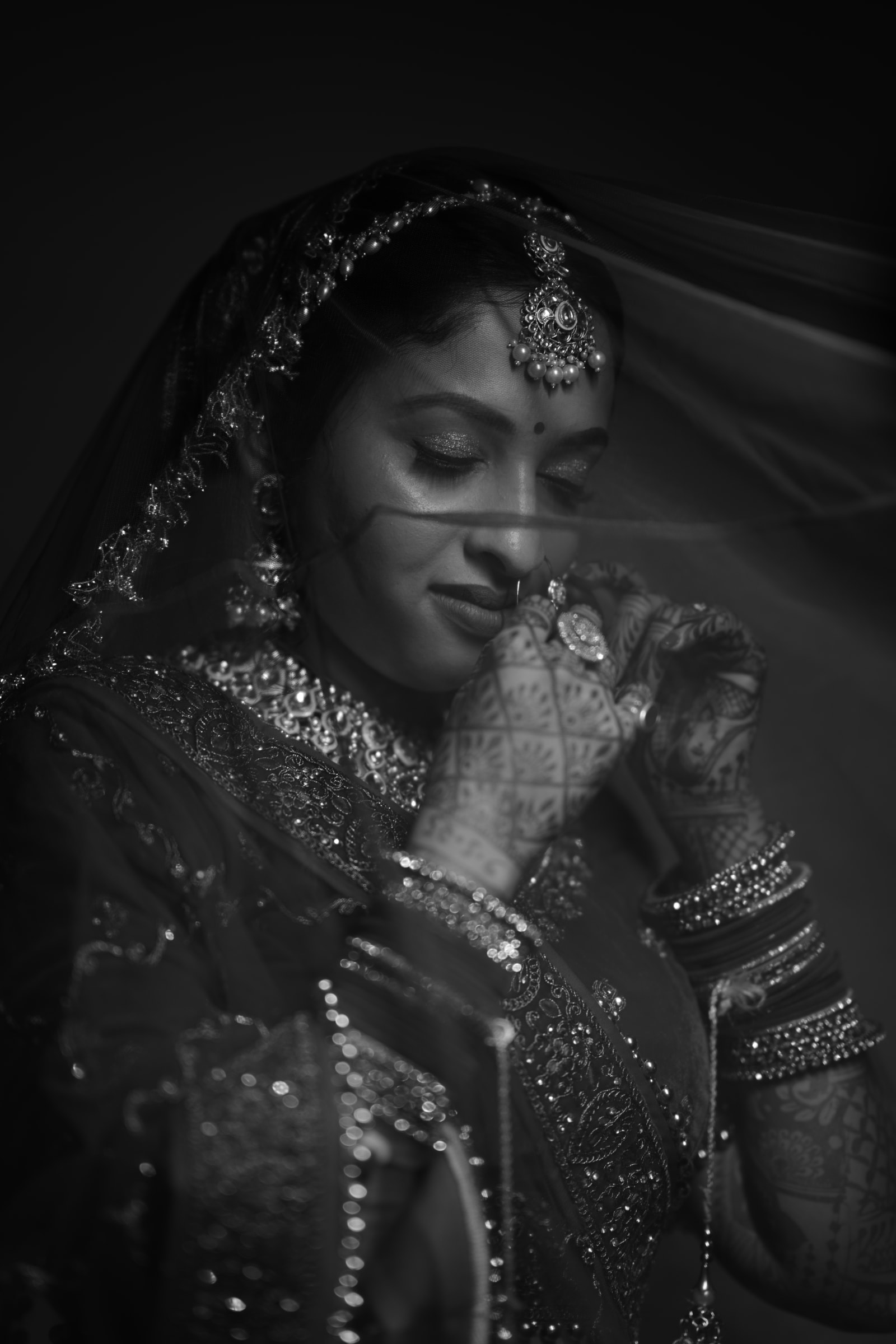 Wedding ceremony kiss