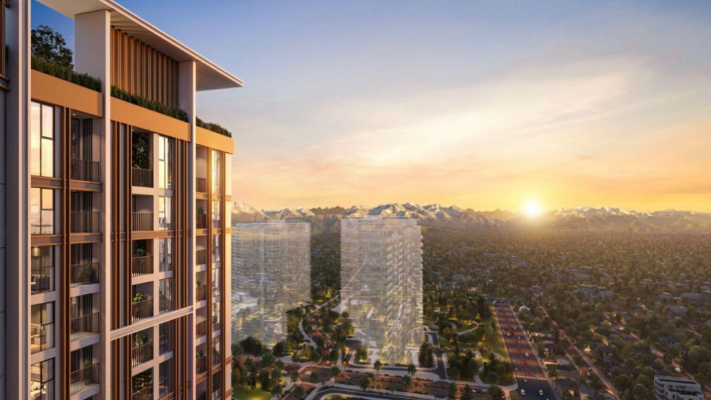 The Essence фасады жана Тянь-Шань тоолоруна болгон көрүнүштөрдүн сүрөттөрү