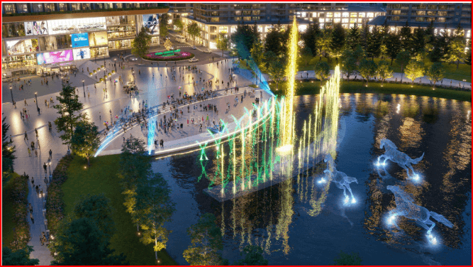 Иллюстрация: Кыргызстанда биринчи жолу сунушталган Royal Central Park музыкалуу-фонтандык паркы