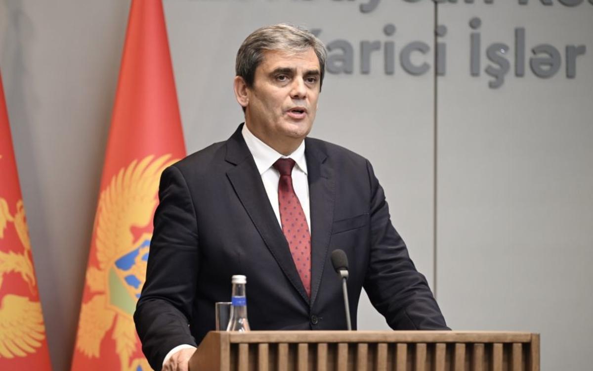 Черногориянын тышкы иштер министри өлкөгө келет 