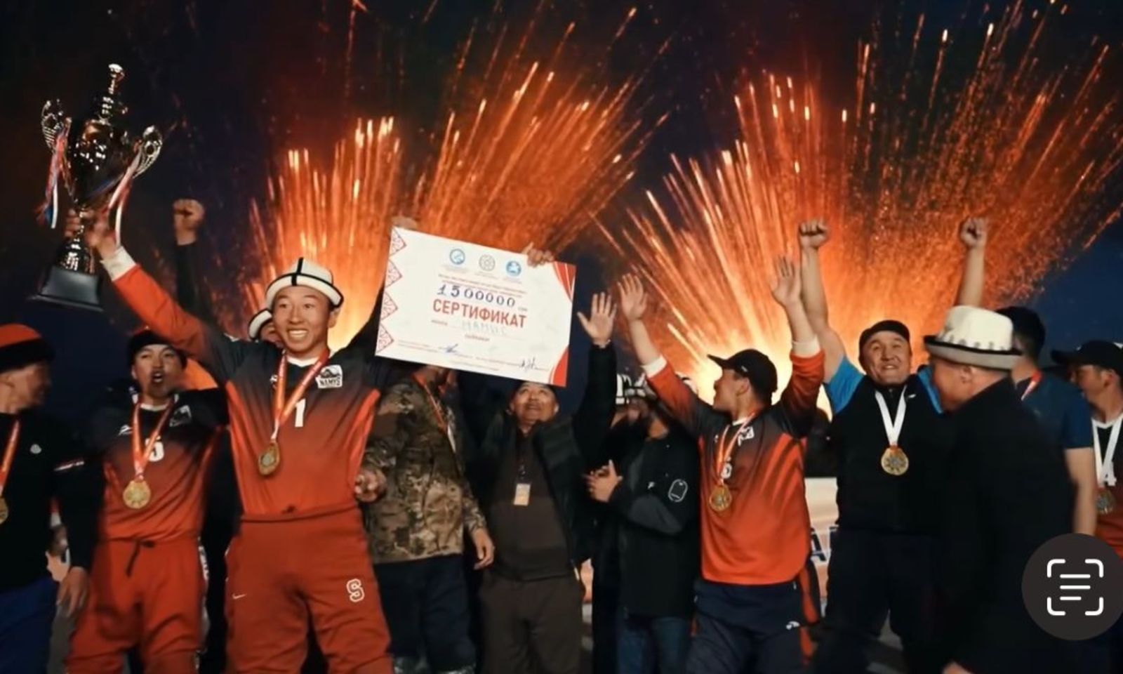 Нарындын “Намыс” командасы Нооруз майрамына арналган көк бөрү боюнча турнирдин Жогорку лигасында чемпион аталды