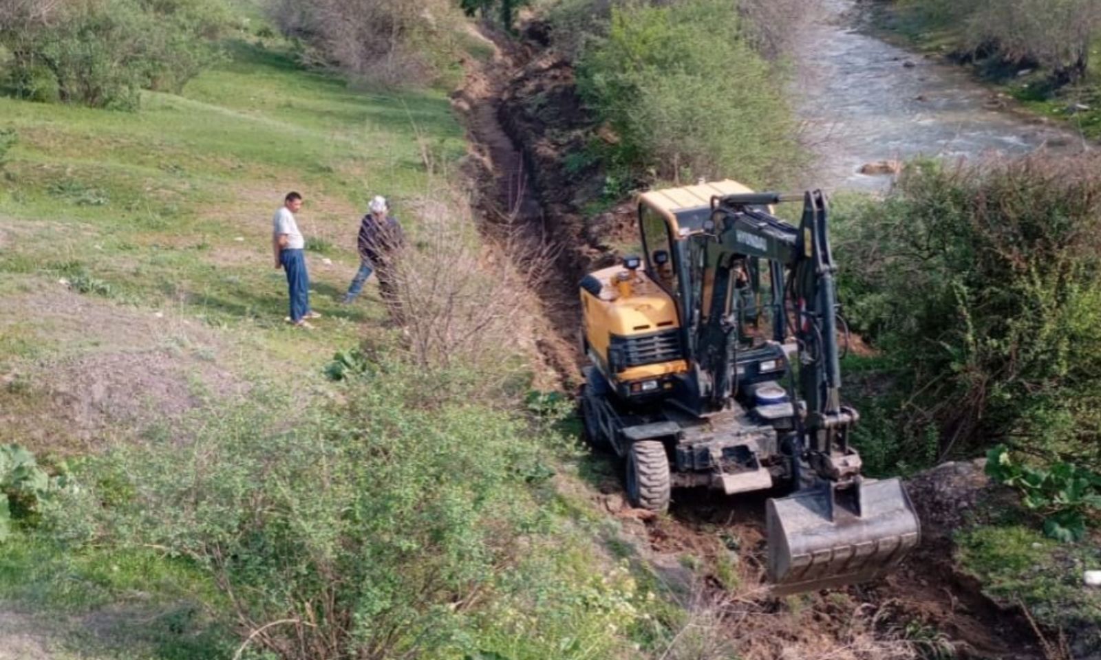 Ноокат районунда ички арыктар тазаланып жатат