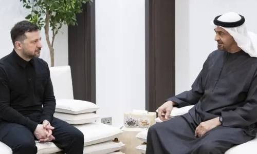 Зеленский менен БАЭ лидери стратегиялык кызматташууну талкуулашты