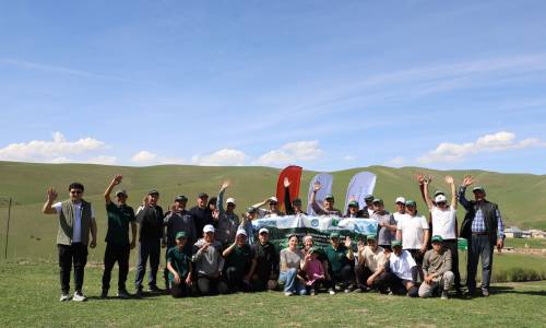 Сузак районунда токойлорду калыбына келтирүү иштери жүрүүдө