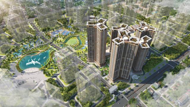 Изображение Royal Central Park и 5 башен фазы The Essence — официально в продаже с января 2026 года.