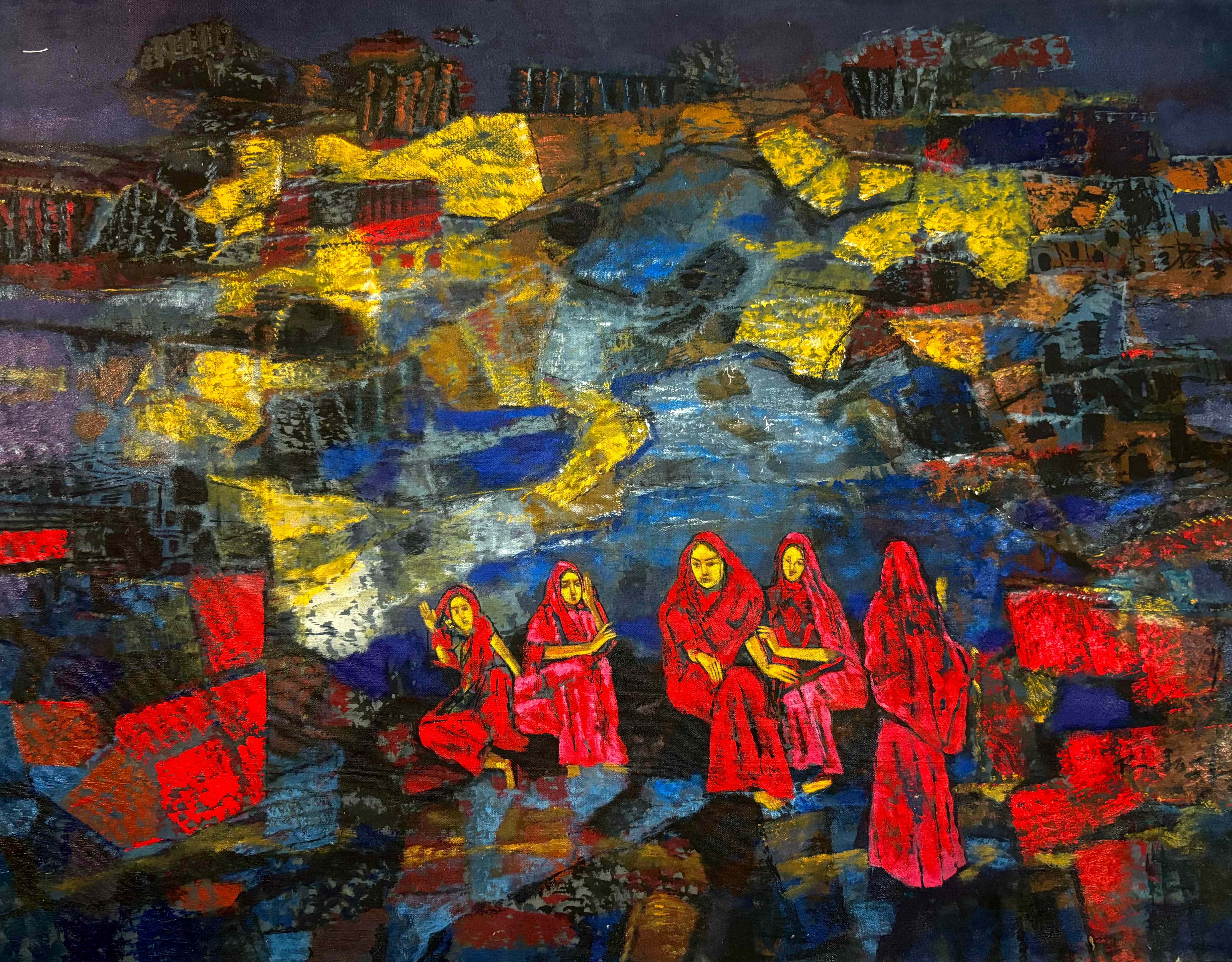 Buy Jamboree 2023 by Chetan Katigar Painting acrylic |Zigguratss