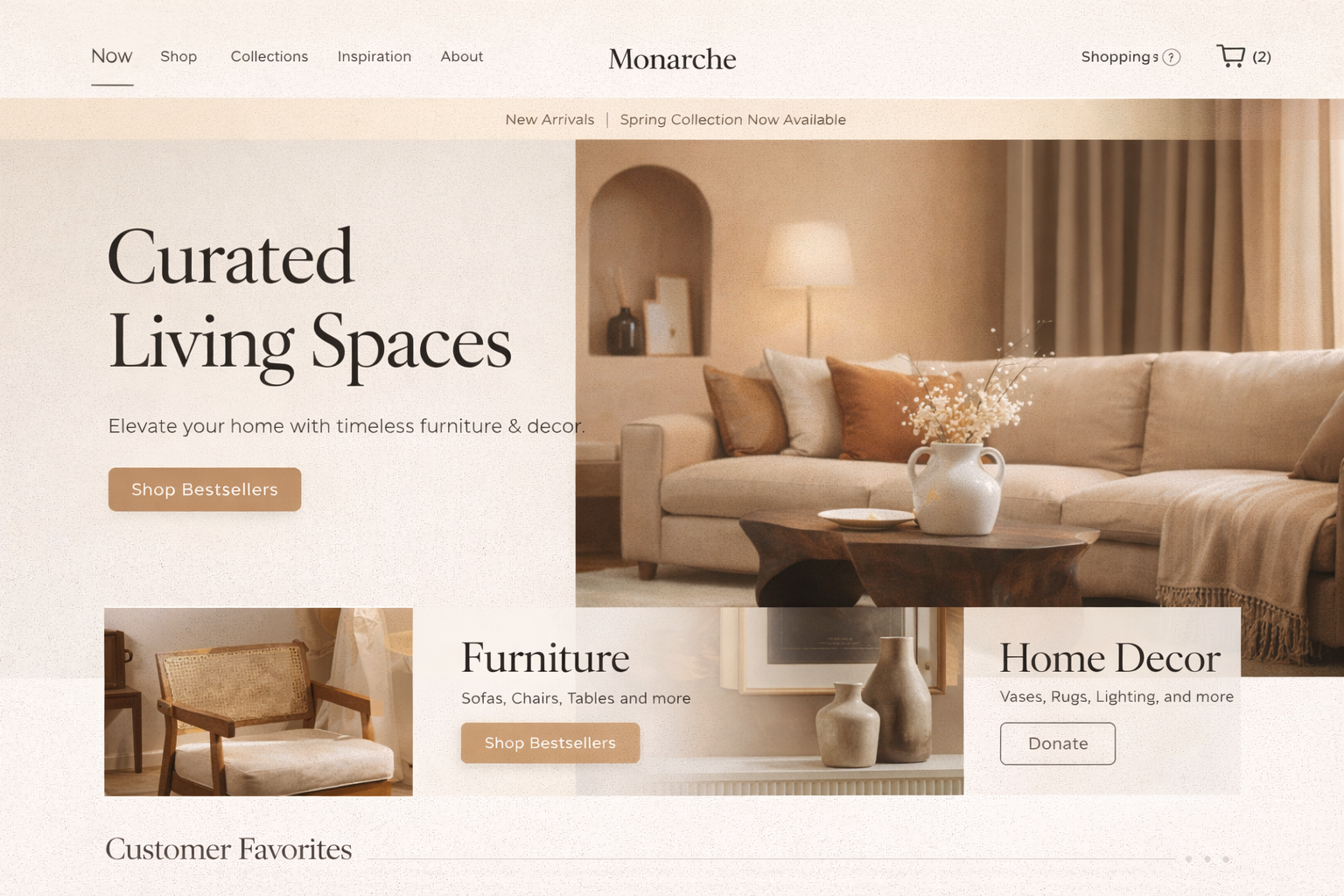 Monarche Website
